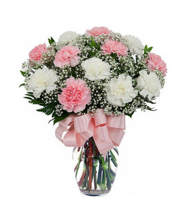 Pretty in pink and white
