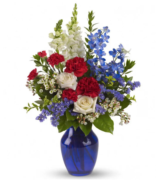Red, White, and Blue Bouquet