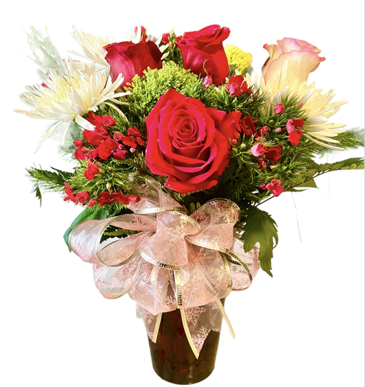 Jingle Bell Flowers Bouquet
